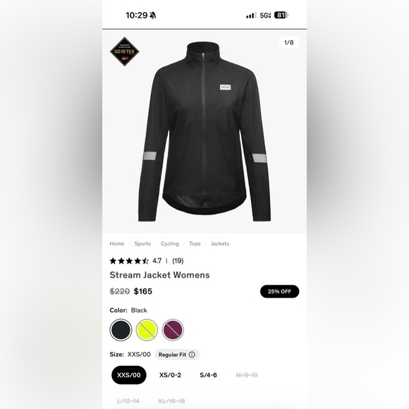 NWT GORE-TEX Black Performance Jacket and Pants Set - Picture 15 of 16